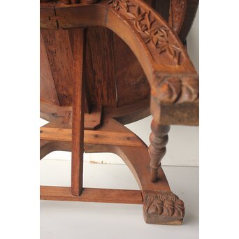 日光彫か ダンテスカチェア 装飾椅子　X651 