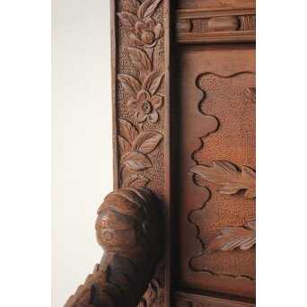 日光彫か ダンテスカチェア 装飾椅子　X651 