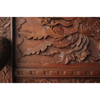 日光彫か ダンテスカチェア 装飾椅子　X651 