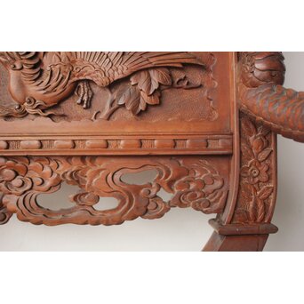 日光彫か ダンテスカチェア 装飾椅子　X651 