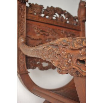 日光彫か ダンテスカチェア 装飾椅子　X651 