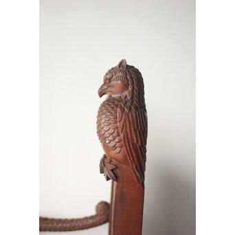 日光彫か ダンテスカチェア 装飾椅子　X651 