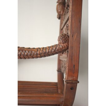 日光彫か ダンテスカチェア 装飾椅子　X651 