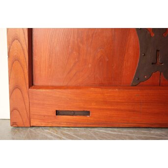 総欅 細格子蔵戸　W0270 