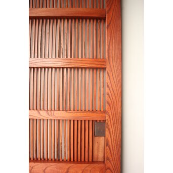 総欅 細格子蔵戸　W0270 