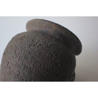 常滑焼 伊奈長三 初代か 貝文花瓶　P655 