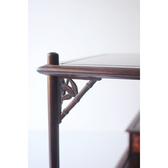 京都 洛凰 松田茂 唐木違棚　X652 