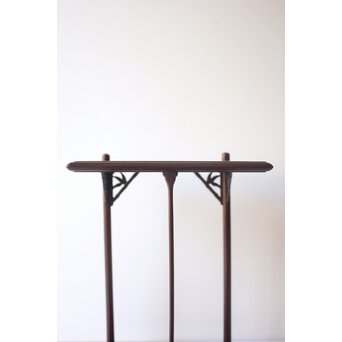 京都 洛凰 松田茂 唐木違棚　X652 