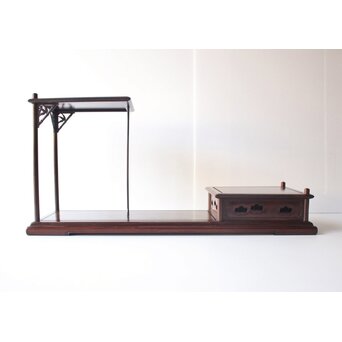 京都 洛凰 松田茂 唐木違棚　X652