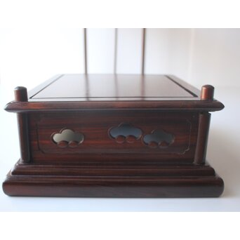 京都 洛凰 松田茂 唐木違棚　X652 