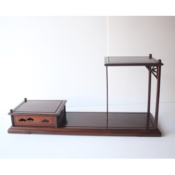 京都 洛凰 松田茂 唐木違棚　X652 