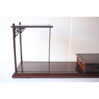 京都 洛凰 松田茂 唐木違棚　X652 