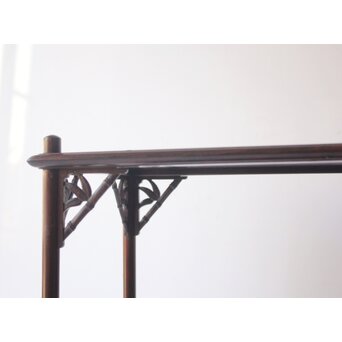 京都 洛凰 松田茂 唐木違棚　X652 