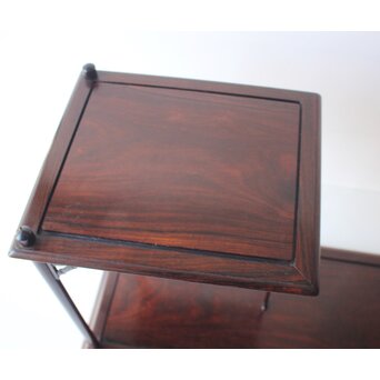 京都 洛凰 松田茂 唐木違棚　X652 