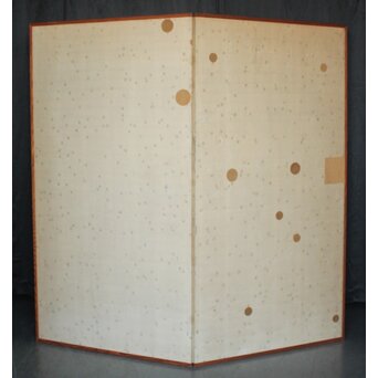 松岡環翠 花鳥果菜図 屏風　Z967 