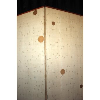 松岡環翠 花鳥果菜図 屏風　Z967 