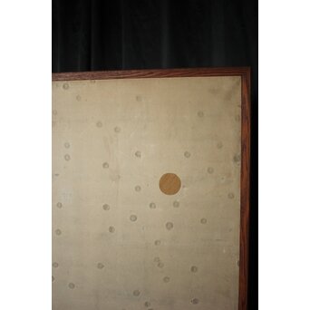 松岡環翠 花鳥果菜図 屏風　Z967 