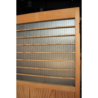 銀モールガラス雪隠戸 2枚1組　GD0360 