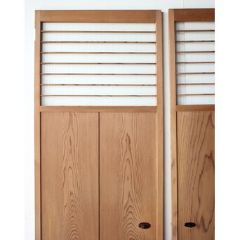 銀モールガラス雪隠戸 2枚1組　GD0360 