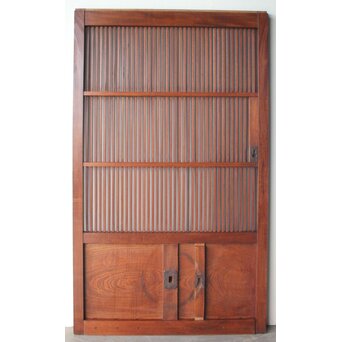 丸桟格子蔵戸　W0272 ウラ