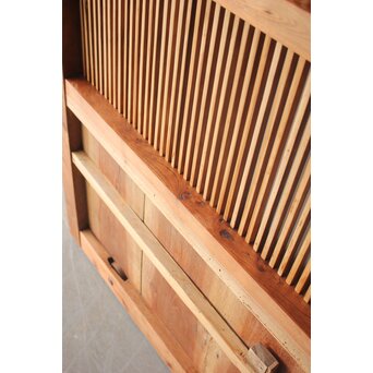 ワケあり 幅広格子蔵戸　W0273 