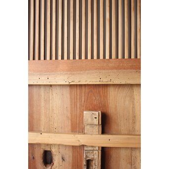 ワケあり 幅広格子蔵戸　W0273 