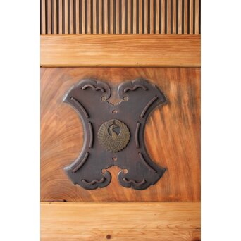 白木格子蔵戸　W0275 