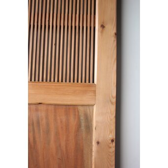 白木格子蔵戸　W0275 