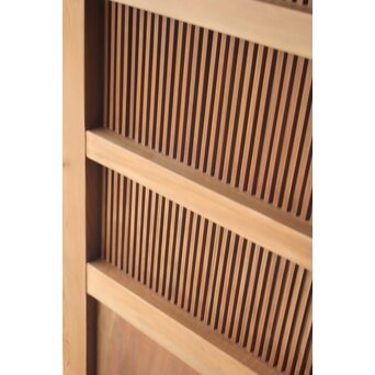 白木格子蔵戸　W0275 