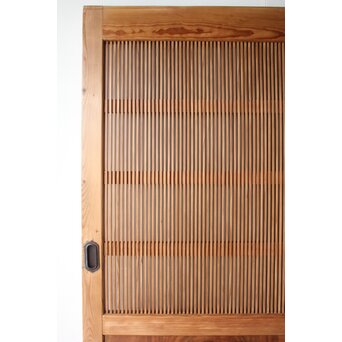 白木格子蔵戸　W0275 