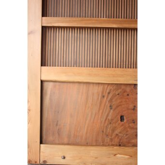 白木格子蔵戸　W0275 