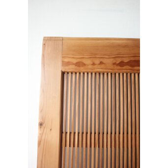 白木格子蔵戸　W0275 