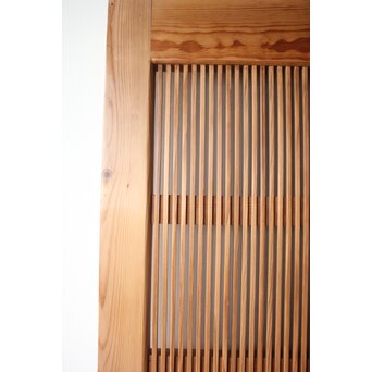 白木格子蔵戸　W0275 