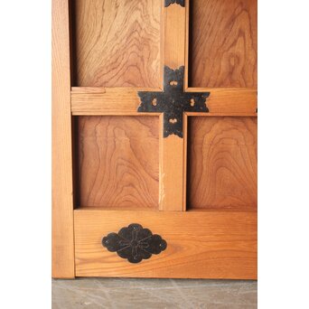 白木格子蔵戸 W0276 