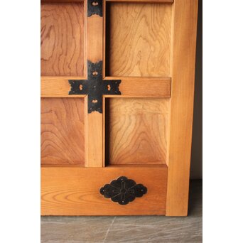 白木格子蔵戸 W0276 