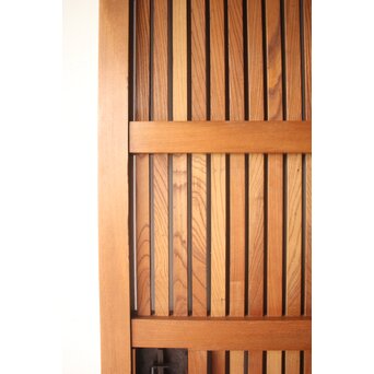 白木格子蔵戸 W0276 