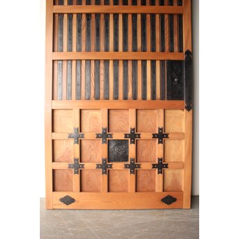 白木格子蔵戸 W0276 