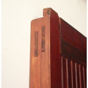 細身 赤格子蔵戸　W0277 