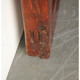 細身 赤格子蔵戸　W0277 