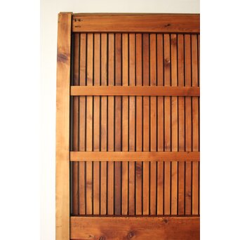 細身 赤格子蔵戸　W0277 