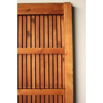 細身 赤格子蔵戸　W0277 