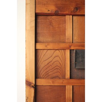 細身 赤格子蔵戸　W0277 