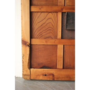 細身 赤格子蔵戸　W0277 