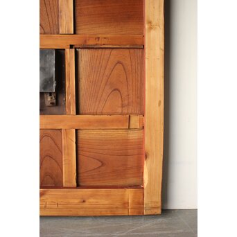 細身 赤格子蔵戸　W0277 