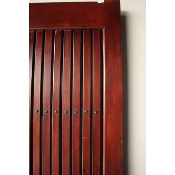 細身 赤格子蔵戸　W0277 