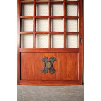 欅の升格子蔵戸　W0278 