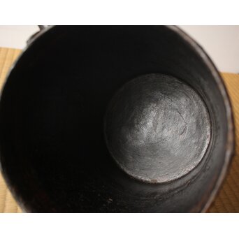 栗本夏樹 漆桶　Q414 