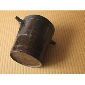 栗本夏樹 漆桶　Q414 