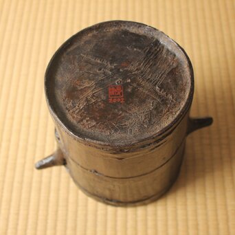 栗本夏樹 漆桶　Q414 