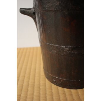 栗本夏樹 漆桶　Q414 